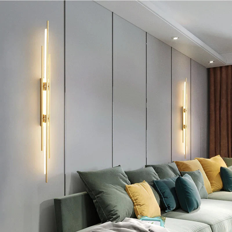 Axyaa Modern Copper Wall Lamp for Bedside, Living Room, Restaurant, Stairway
