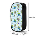 Axyaa Cartoon Pencil Case: Large Storage Bag for Students, School Supplies
