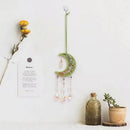 Axyaa Moon Crystal Pendant Sun Catcher Garden Car Decoration