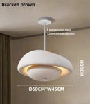 Axyaa Nordic LED Pendant Light Fixture for Dining Room, Bar, Bedroom - Minimalist & Wabi Sabi Design