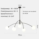Axyaa Glass Ball Chandeliers for Home Decor - Modern Hanging Pendant Lamps
