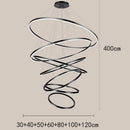 Axyaa Modern Dining Room Chandeliers LED Pendant Ceiling Light for Living Room