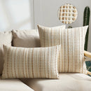 Axyaa Boho Style Textured Jacquard Cushion Cover, 45x45cm