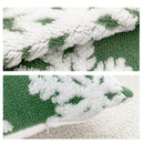 Axyaa Snowflake Christmas Throw Pillowcase - Cozy Polyester Cushion Cover for Living Room
