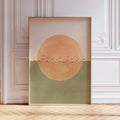 Japanese Sun Bird Landscape Canvas Print Minimalist Wall Art Posters for Modern Home Decor - Axyaa