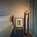 Axyaa Brass Floor Lamp with Glass Ball for Bedroom, Living Room, Study