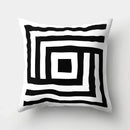 Axyaa Geometric Star Square Pillow Cover - Modern Home Decor Art Print