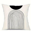 Axyaa Minimalist Round Printed Pillowcase Cover