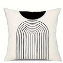 Axyaa Minimalist Round Printed Pillowcase Cover