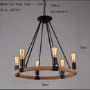 Axyaa Designer Rope LED Pendant Chandelier - Decorative Lighting for Restaurants, Hotels & Bedrooms
