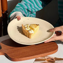 Axya Nordic Ink Splash Ceramic Dessert Plates, Irregular Tray Set