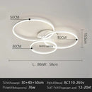 Axyaa LED Ceiling Light: Modern Minimalist, Light Luxury, Creative Circle Design for Home