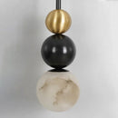 Axyaa Long Rod Marble Wall Lamp for Postmodern Indoor Lighting