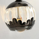 Axyaa LED Bedside Spotlight Pendant Light Black Gold Chandelier Paris Pendant
