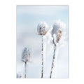 Snow House Nordic Canvas Wall Art by Axyaa for Living Room Decor