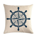 Axyaa Nautical Series Pillowcase for Home Sofa Living Room Decor
