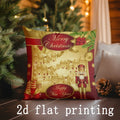 Christmas-themed Pillow Covers Set for Sofa, Bedroom & Car - Axyaa Brand