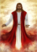 Axyaa Jesus Tapestry: Christmas Wall Hanging Cloth for Home Decor