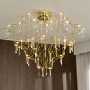 Axyaa Modern LED Crystal Star Lamp for Living Room Villa
