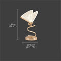 Axyaa Nordic Butterfly LED Table Lamps: Modern Desk Lighting for Creative Bedroom Decor