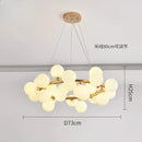 Axyaa Glass Bubble Ball Nordic Luxury Chandelier