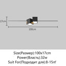 Axyaa LED Ceiling Chandelier: Modern Lighting Fixture for Dining Room, Living Room, Kitchen, and Aisle