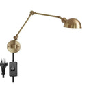 Axyaa Nordic Copper Wall Lamp Sconce Pull Chain Switch Indoor Lighting Bedroom Mirror Stair Light