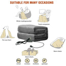 Axyaa Double-Sided USB Electric Shawl Blanket: 3 Heating Levels, Foldable & Thick Winter Wearable