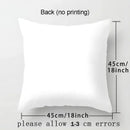 Axyaa Decorative Square Throw Pillow Case for Home Sofa Bed Chair - 18x18 Inch