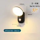 Axyaa Outdoor Sensor Wall Light: Modern, Waterproof Aluminum Design for Garden, Patio, Balcony