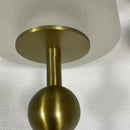 Axyaa Brass Wall Light with White Acrylic Shade - Stylish & Versatile Lighting Option