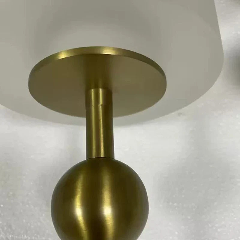 Axyaa White Acrylic Brass Wall Light - Modern Style for Home Decor