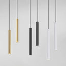 Axyaa Minimalist Tube Pendant Lights for Bedroom Dining Living Room Chandelier