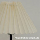 Nordic Pleated Fabric LED Table Lamp USB Plug by Axyaa for Home Atmosphere Decor