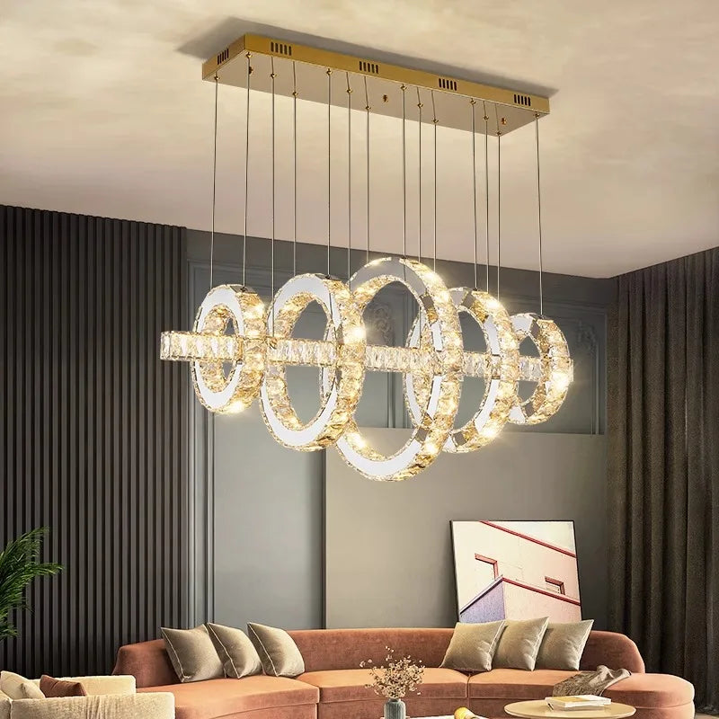 Axyaa Modern LED Pendant Chandeliers for Home Decor and Indoor Living §