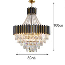 Axyaa Elegant Dining Room Chandelier Ceiling Fixture for Salon and Home Decor