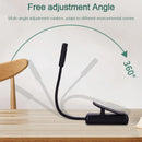 Axyaa Mini LED Book Light USB Rechargeable Adjustable Clip Reading Lamp