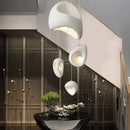 Axyaa Cream Wabi Sabi Style Dining Table Chandelier - Japanese Homestay Lighting