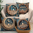 Axyaa 3D Castle Crescent Moon Pillowcase - Home Room Decoration
