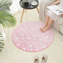 Axyaa Round Noctilucent Carpet for Living Room Decor and Kid Play Mat