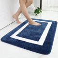 Axyaa Plush Bathroom Rug: Absorbent, Quick Dry, Non-Slip Floor Mat