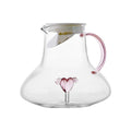 Axyaa Nordic Glass Pitcher, Trendy & Stylish, Large Capacity, Heat-resistant, Thickened Glass