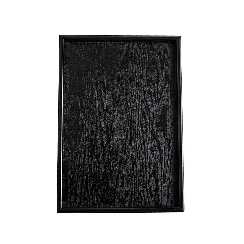 Axya Solid Wood Tray: Versatile Storage for Living Room Organization