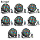 Axyaa 36LED RGB Par Lights Remote DMX Control Stage Light for Events