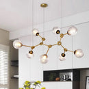 Axyaa Salon Chandelier Pendant Lights Ceiling Lamps for Dining Room Elegant Indoor Lighting