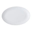 Axyaa Ceramic Oval Fish Plate for Hotel Restaurant - High-End Western Style