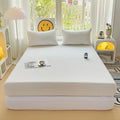 Axyaa Super Skin-Friendly Mattress Cover, Non-Slip & Dirt Resistant Fitted Sheet