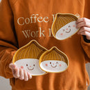 Axyaa Chestnut Ceramic Coffee Cup, Saucer, Plate, Bowl Set - Home Kitchen Tableware