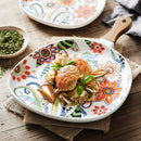 Axyaa Nordic Ceramic Breakfast Steak Plate Set