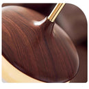 Axyaa Hazelnut Retro Pendant Light with Wood Grain Finish for Bedroom and Dining Room